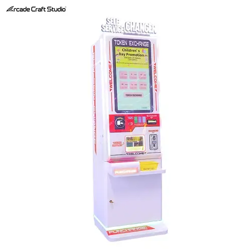 Touch Screen Token Exchange Vending Machine