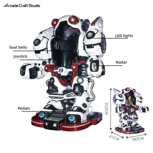 Future Warrior Amusement Robot Ride