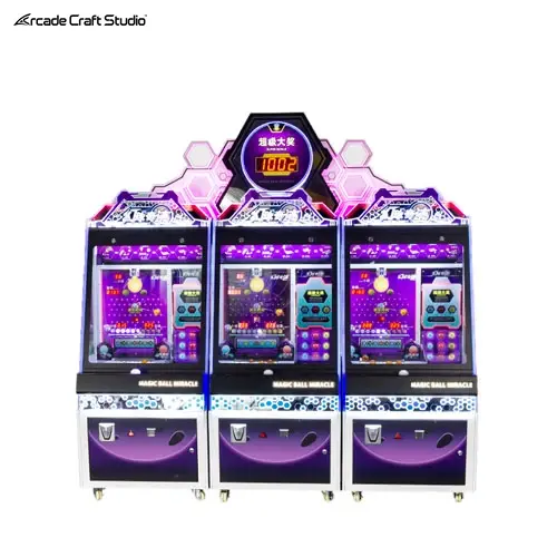 3 Players Magic Ball Miracle Redemption Arcade Machine