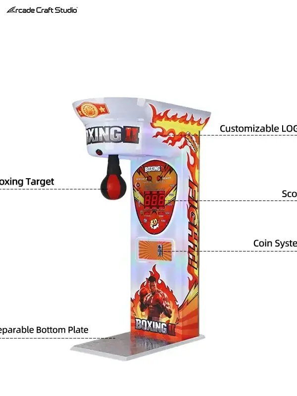 Black King II Punching Bag Game Machine