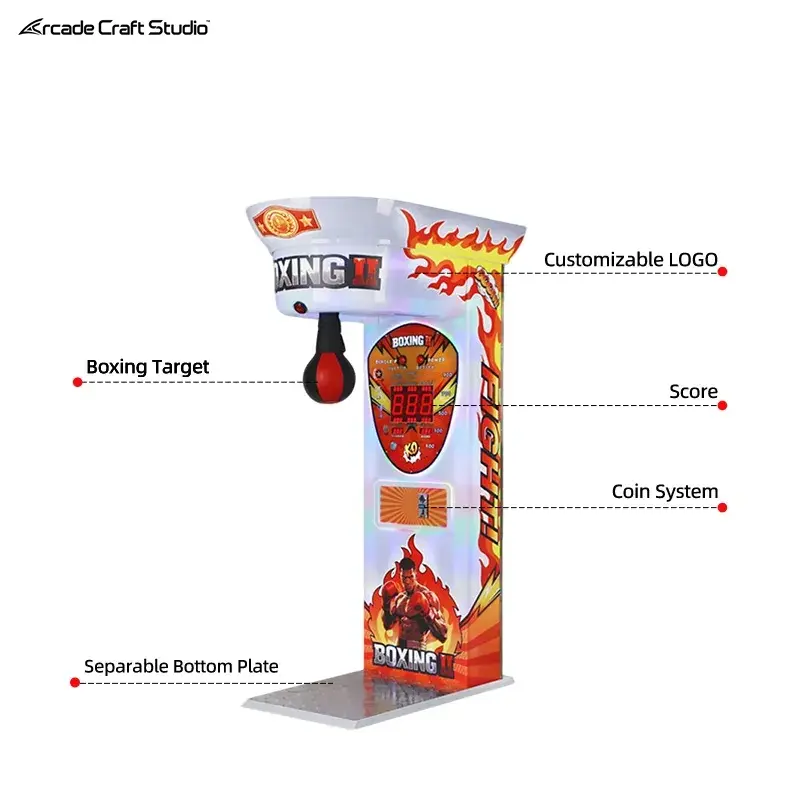 Black King II Punching Bag Game Machine