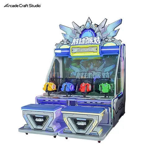 Shotparty 4 Players Shooting Balls Game Arcade Machine