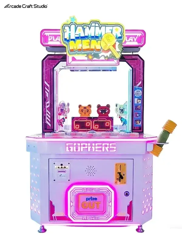 Hammer Men Mole Hitting Arcade Game Machine
