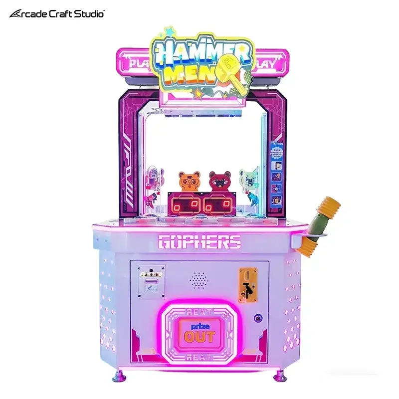 Hammer Men Mole Hitting Arcade Game Machine
