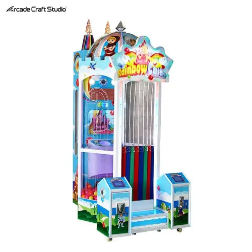 Rainbow Castle Ball Drop Arcade Machine Redemption Game