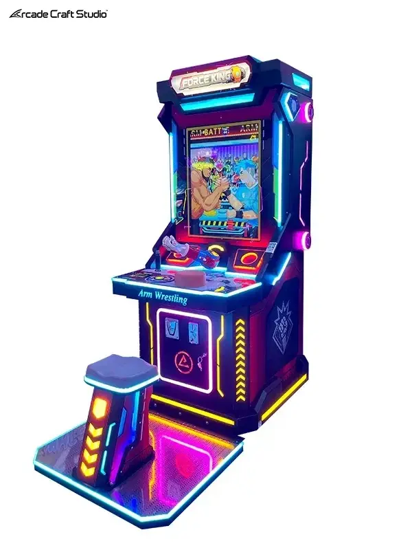 Force King Arm Wrestling Arcade Strength Tester Machine