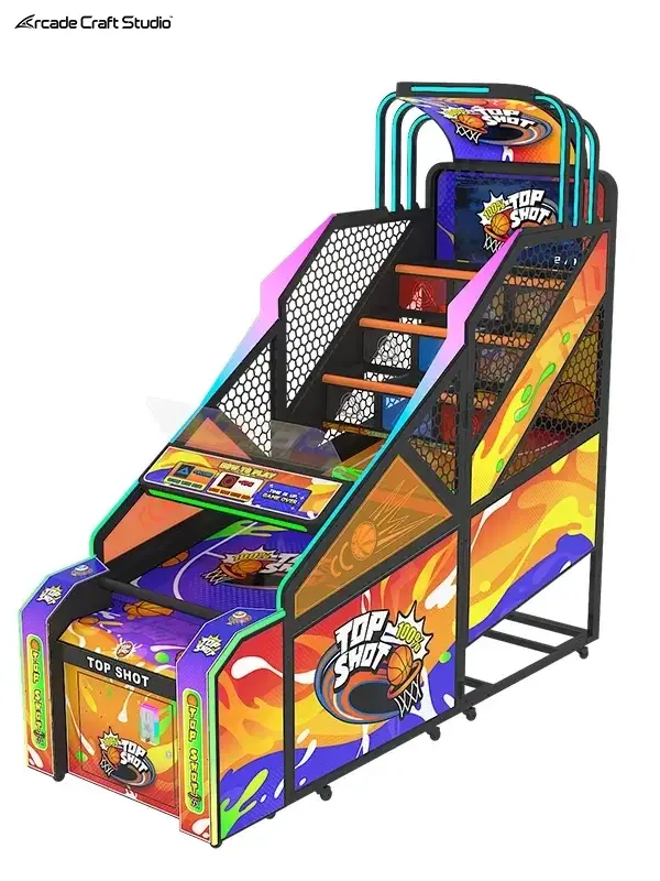 Top Shot Coin Operated Basketball Game Machine
