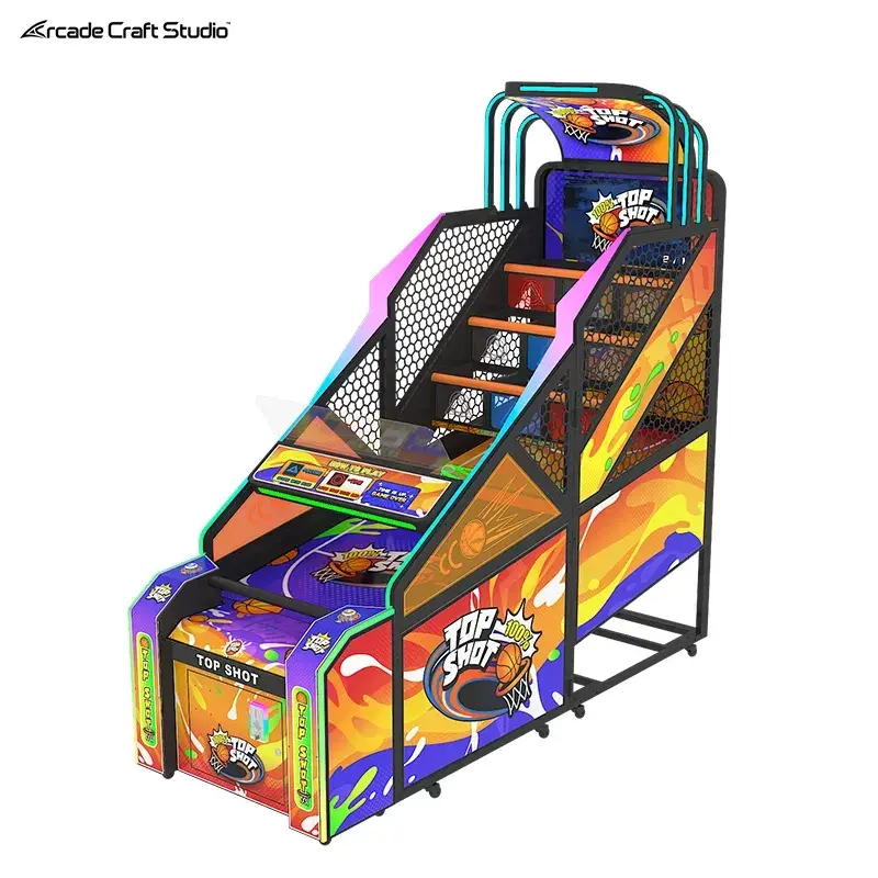 Top Shot Coin Operated Basketball Game Machine