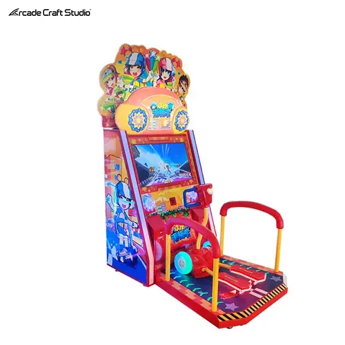 Happy Scooter Kids Racing Car Arcade Machine