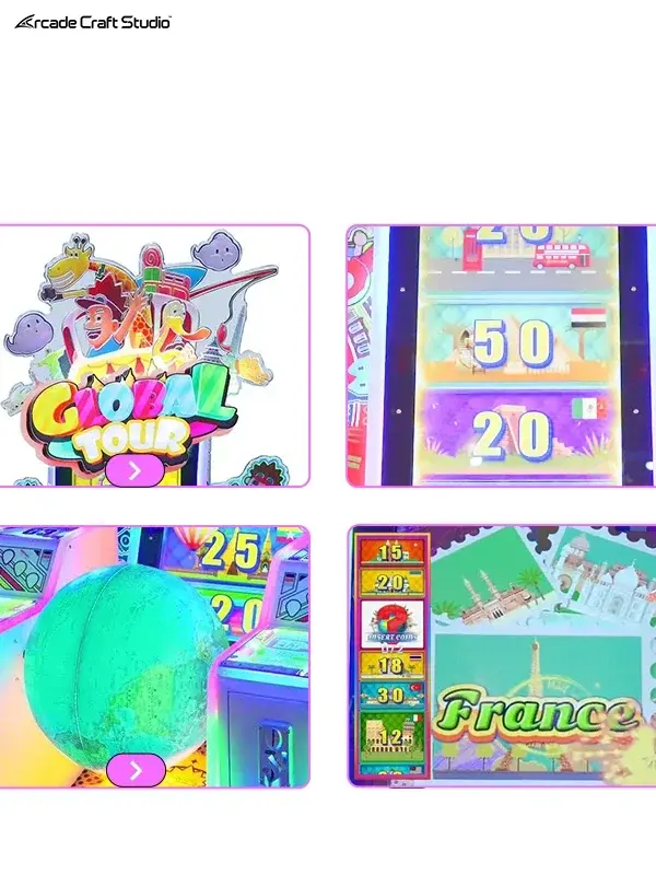 Global Tour Redemption Arcade Game Machine