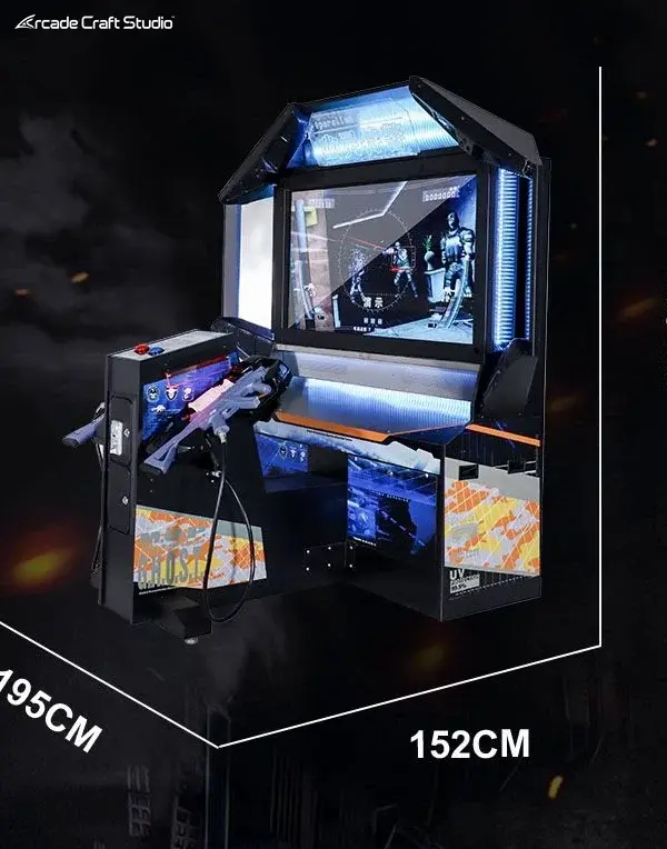 Two Player Ghost Troopers Arcade Shooting Game
