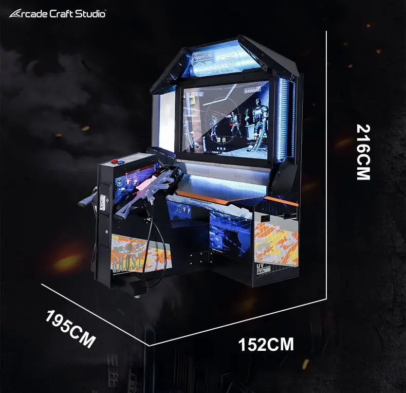 Two Player Ghost Troopers Arcade Shooting Game