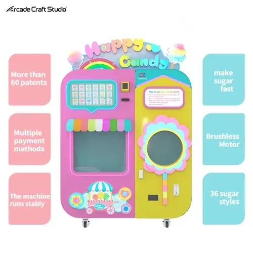 Happy Candy Cotton Candy Vending Machine