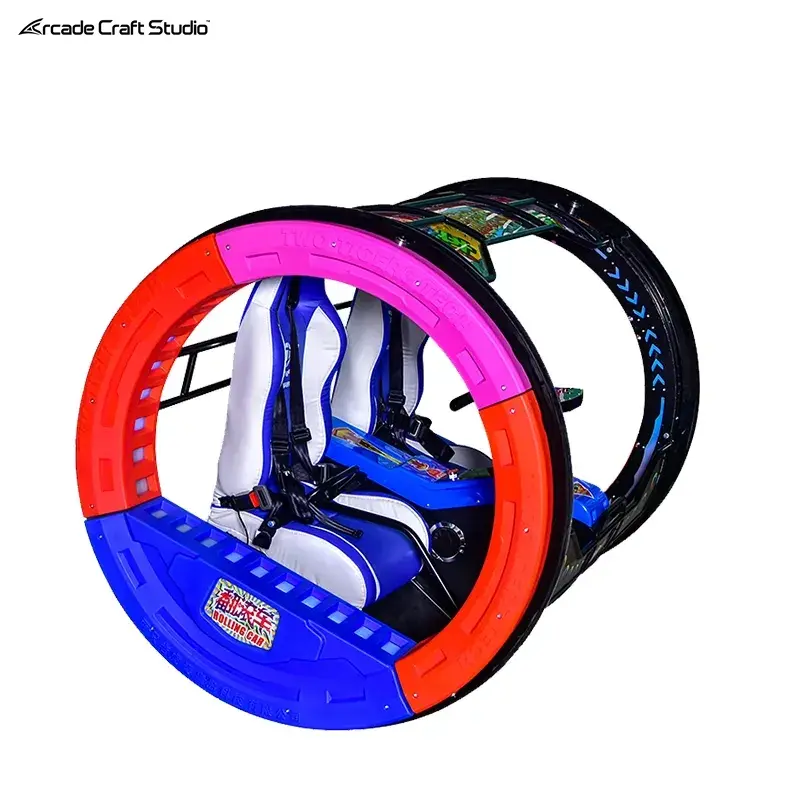 Amusement Park Ride 360 Degree Rolling LeBar Car