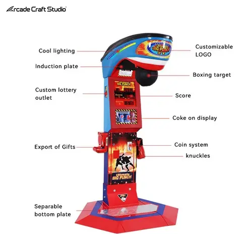 Dragon Fist Ultimate Big Punch Arcade Machine