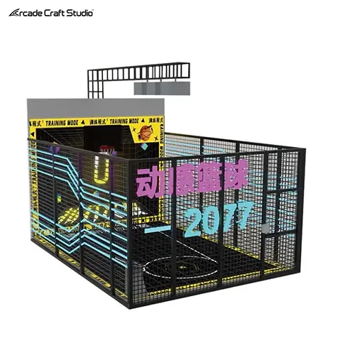 Indoor Basketball Hoop Arcade With Projection Interactive