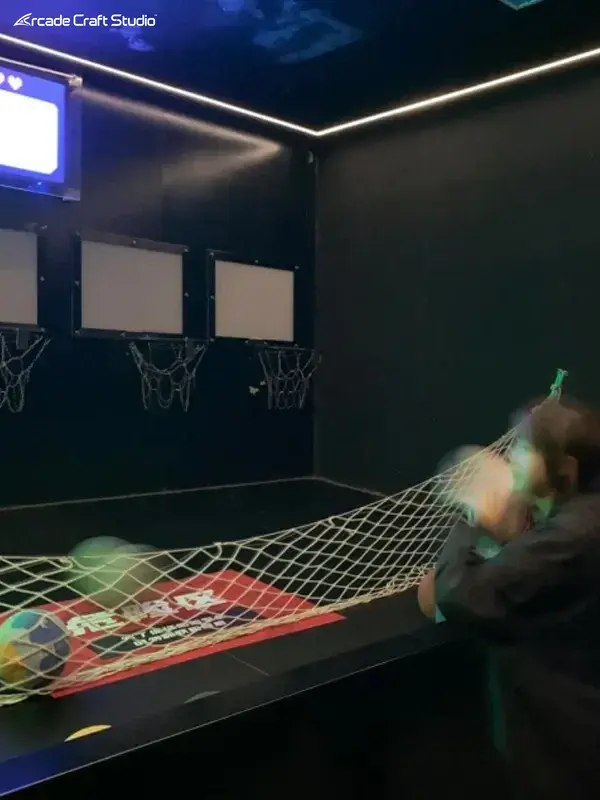 Precision Shooter 5 Players Basketball Simulator Game