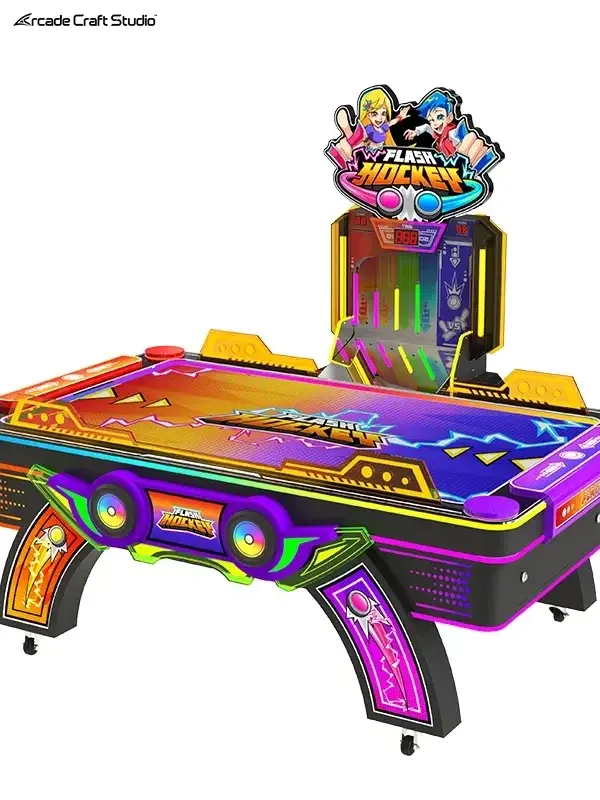 Flash Hockey Coin Operated Air Hockey Arcade Machine