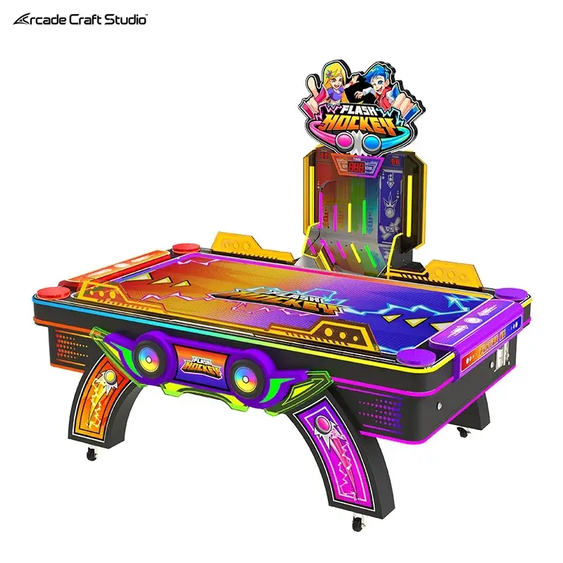 Flash Hockey Coin Operated Air Hockey Arcade Machine