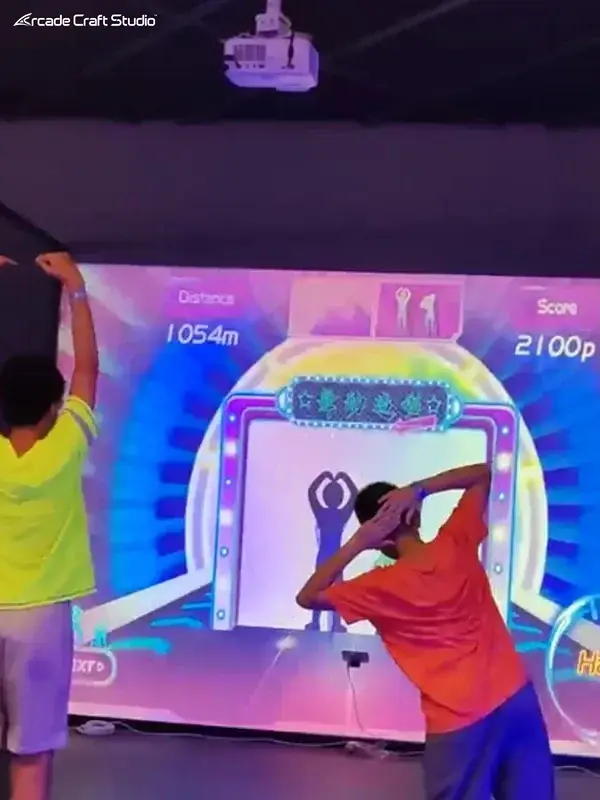 Hole In The Wall Projection Interactive Game