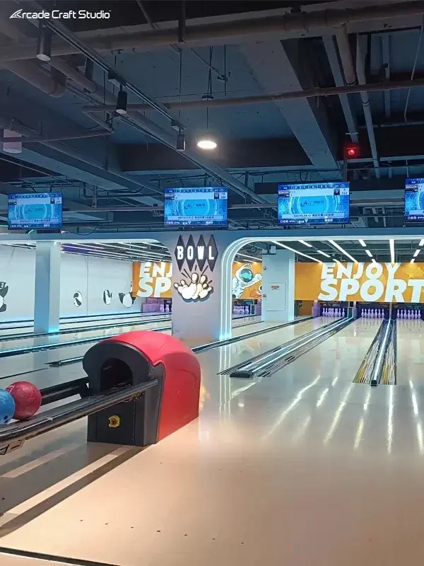 10 Pins Commercial Bowling Alley Equipment