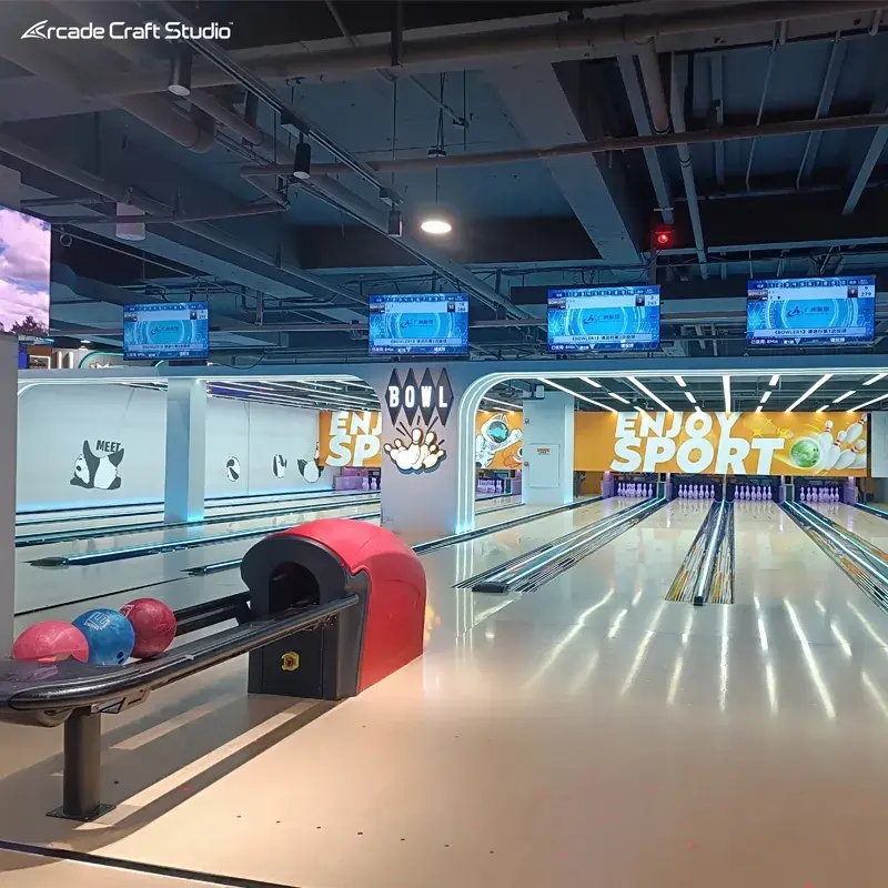 10 Pins Commercial Bowling Alley Equipment