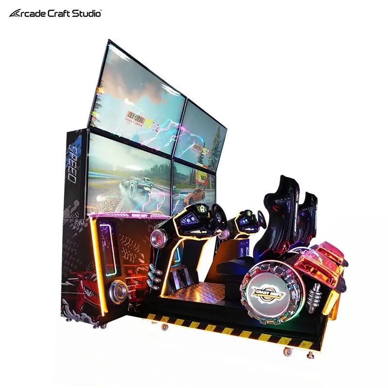 Wild Drift 2 Player Racing Arcade Machine Driving Simulator