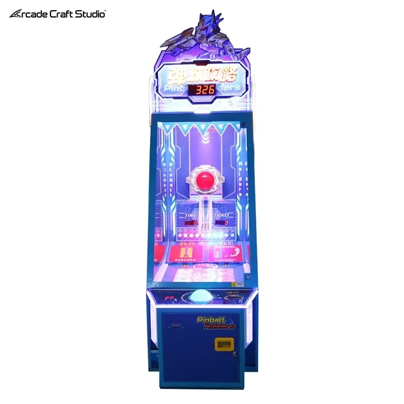 Pinball Raiders Bouncy Ball Arcade Ticket Game