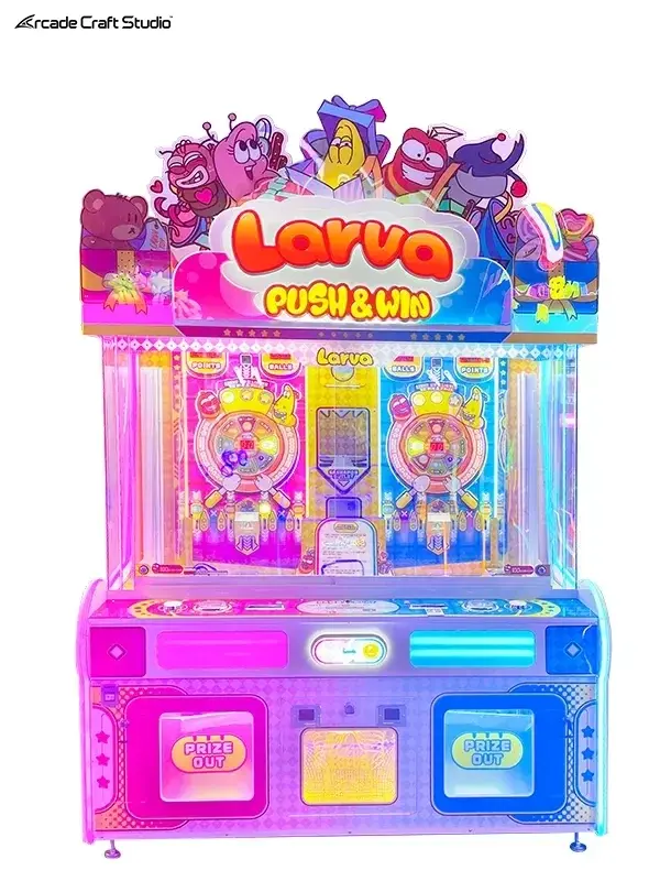Cartoon Bug Marble Pusher Game Prize Game Machine
