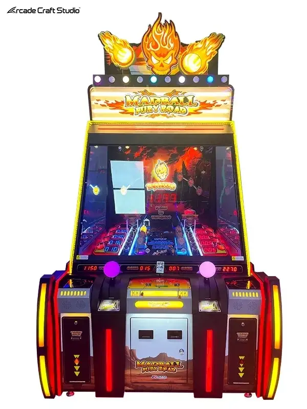 Madball Fury Road Ball Rolling Arcade Redemption Game