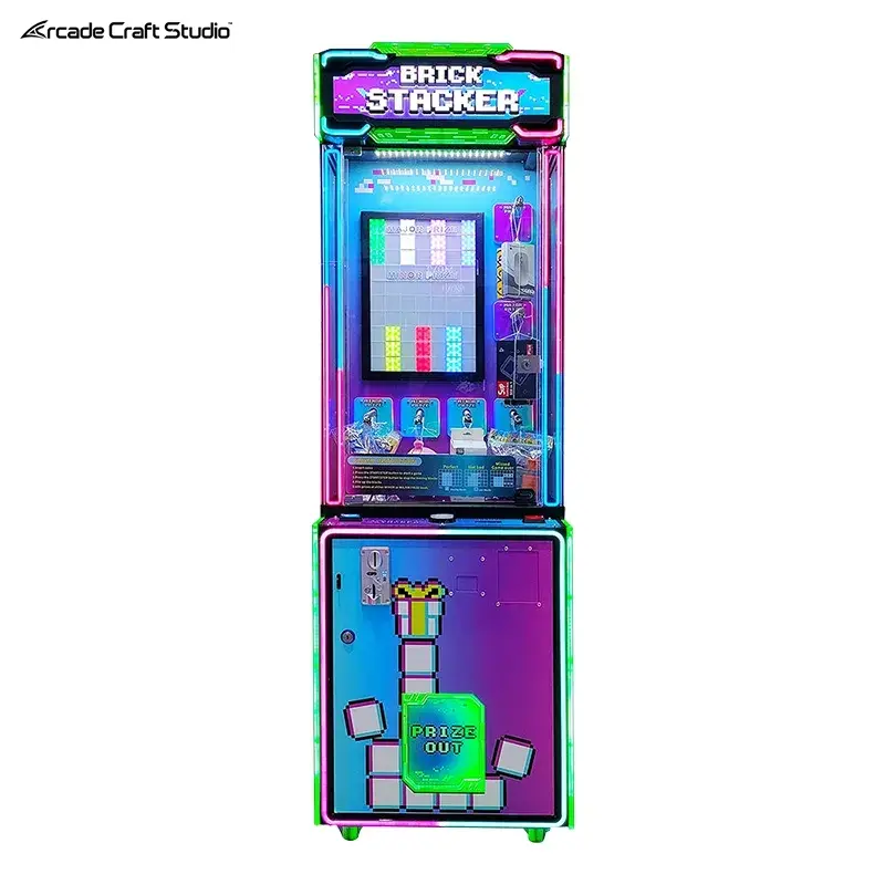 Mini Brick Stacker Ticket Game Prize Machine