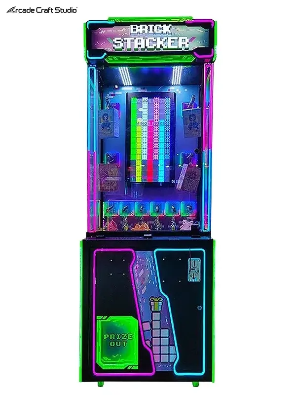 Brick Stacker Redemption Game Prize Machine