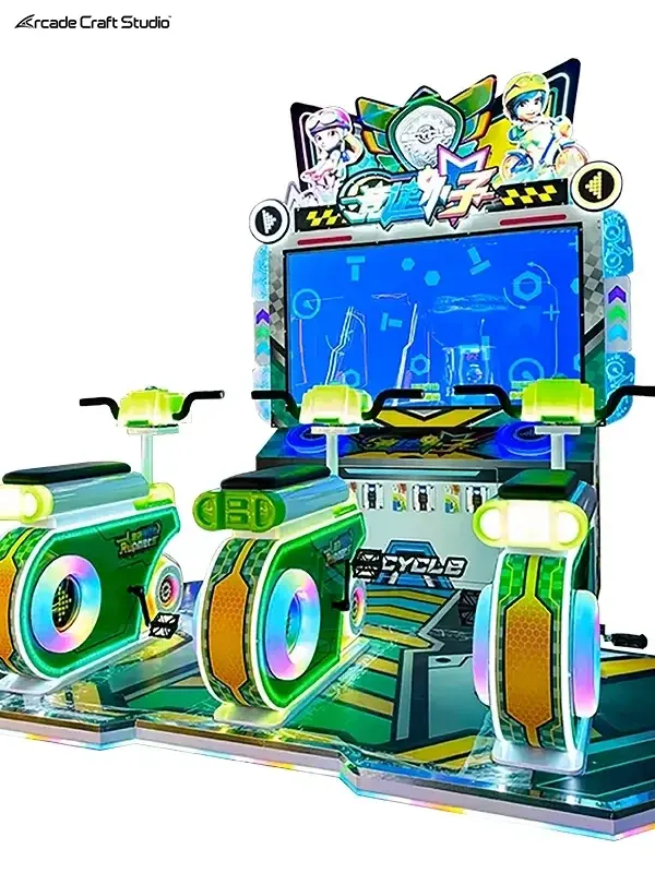 Speed ​​Boy Kids 3 Player Bicycle Arcade Machine