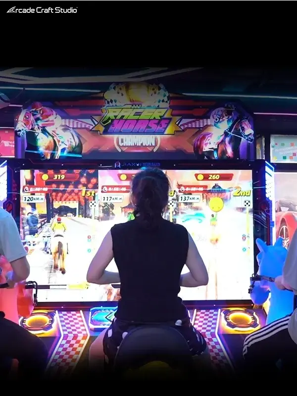 Racer Horse 3 Players Horse Race Arcade Machine