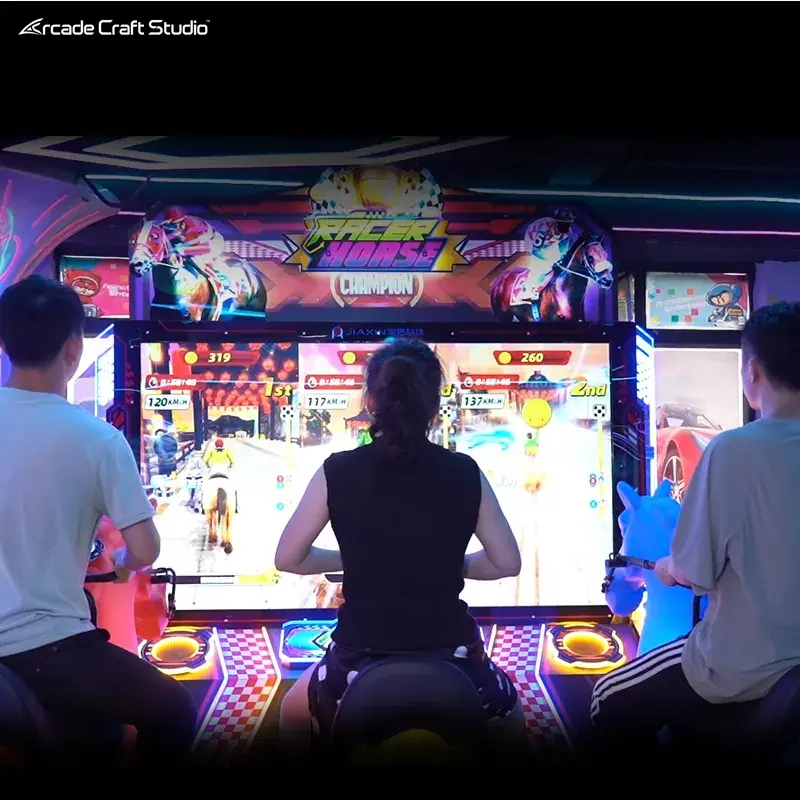 Racer Horse 3 Players Horse Race Arcade Machine
