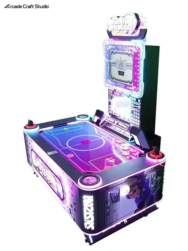 Speed Hockey Mini Arcade Air Hockey Table For Kids thumbnail 3