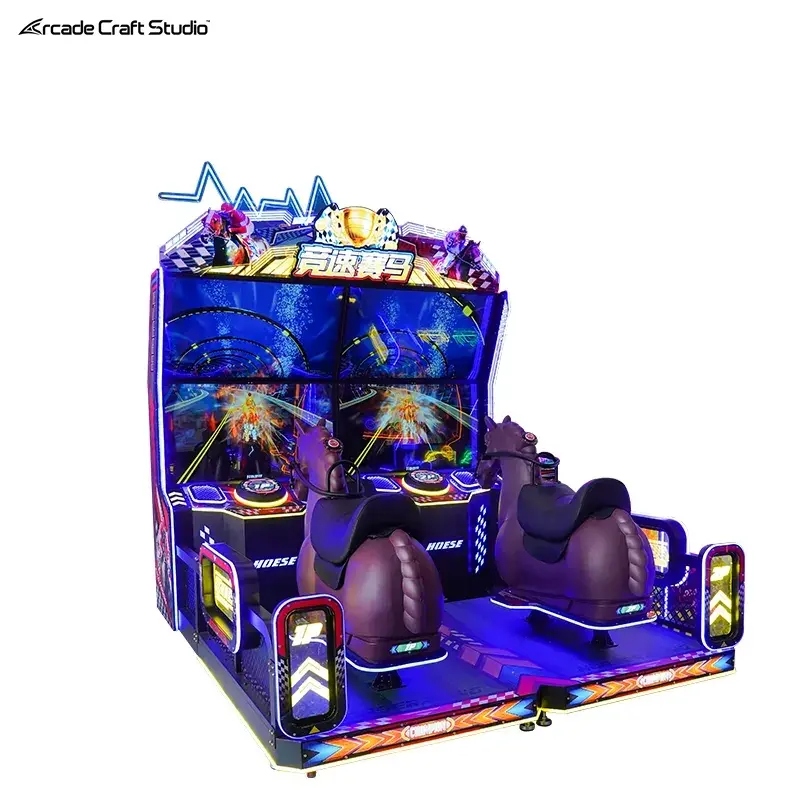 2 Players Horse Racing Arcade Game Machine