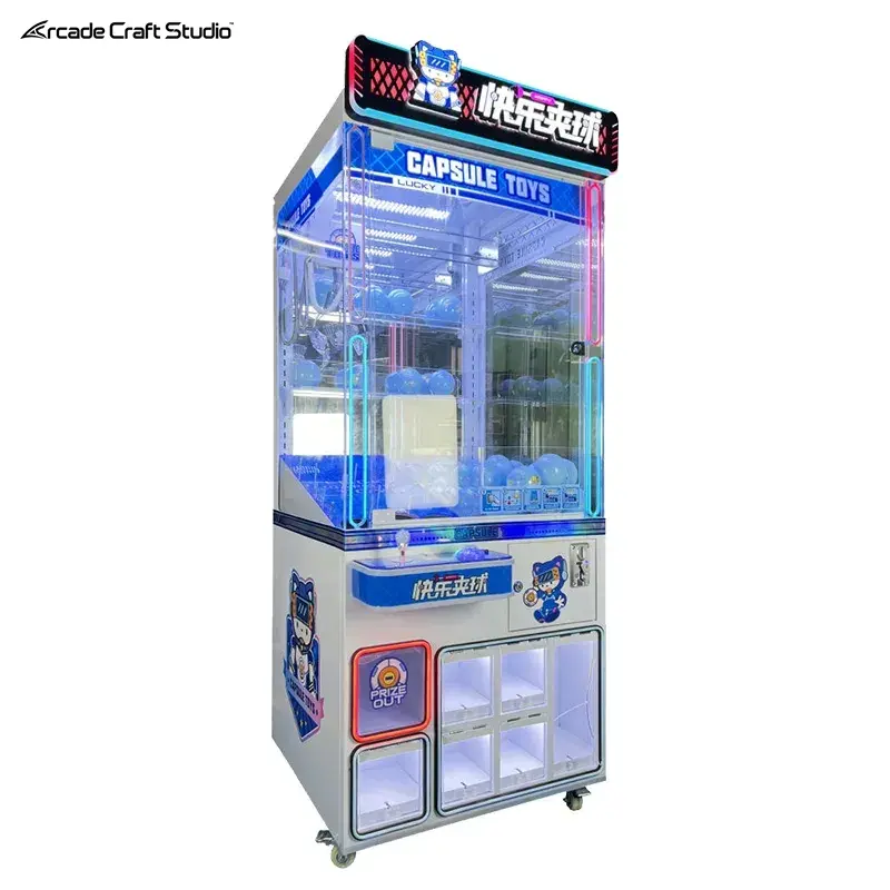 Happy Clipping Gachapon Claw Machine Prize Ticket Games