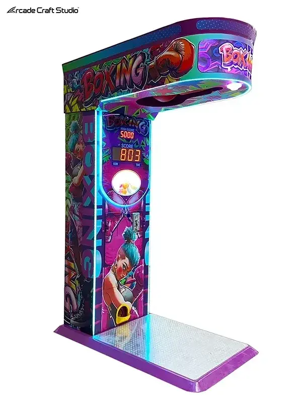 Kids Punching Bag Arcade With Gashapon Bonus