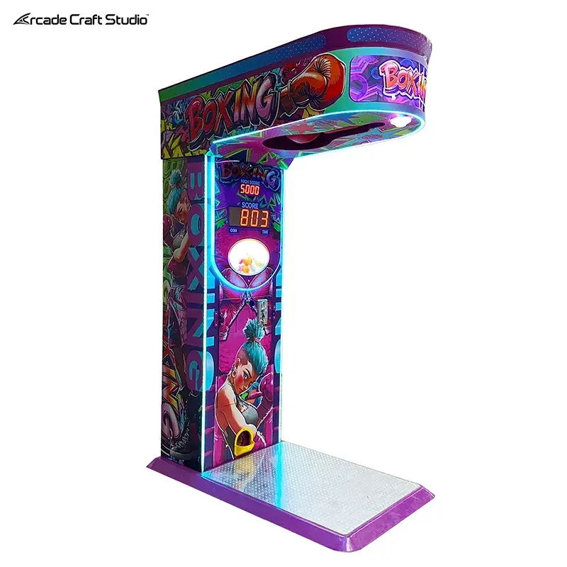 Kids Punching Bag Arcade With Gashapon Bonus