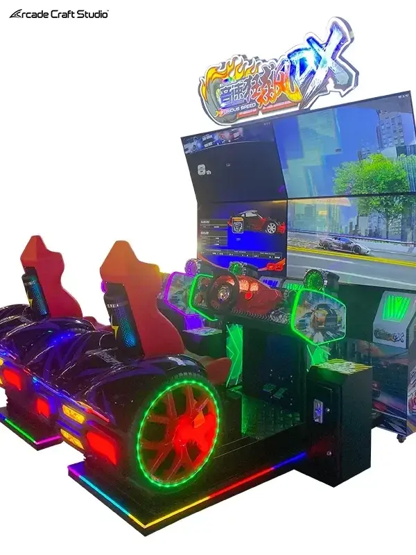 Furious Speed DX Coin Operated Race Car Arcade Game