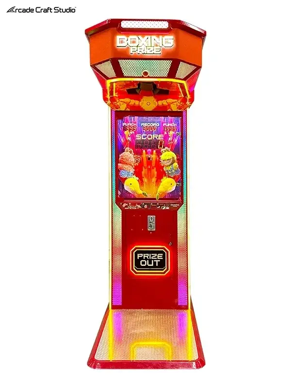 Coin Operated Prize Redemption Punching Arcade Game