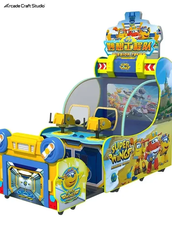 Jet Team Mission Ball Shooting Arcade Machine
