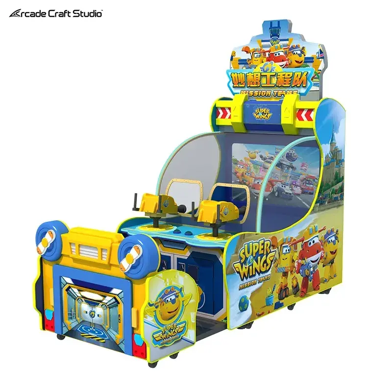 Jet Team Mission Ball Shooting Arcade Machine