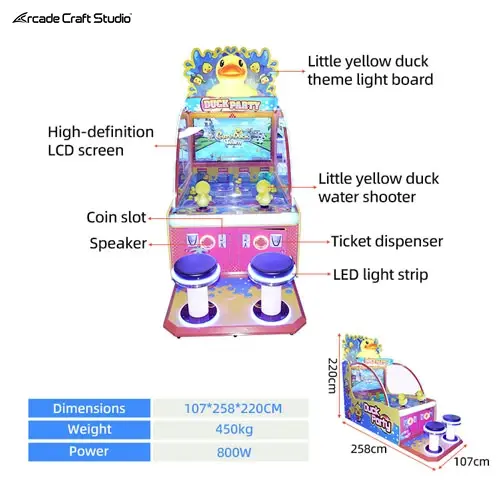 Duck Party Water Shooting Arcade Game Duck Arcade