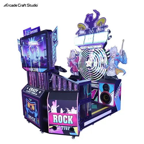 Crazy Jazz Drums Arcade Drum Machine Rhythm Game Arcade