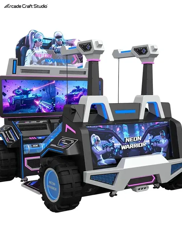 VR Neon Warrior Commercial 2 Players Gun Arcade Game