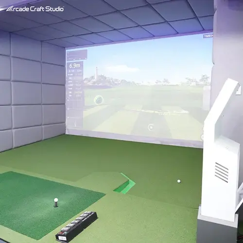 Customizable Basement Golf Simulator