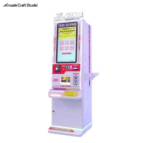 Touch Screen Token Exchange Vending Machine