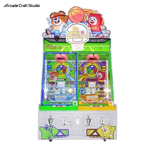 Bear Basketball Kids Ball Shooting Arcade Game